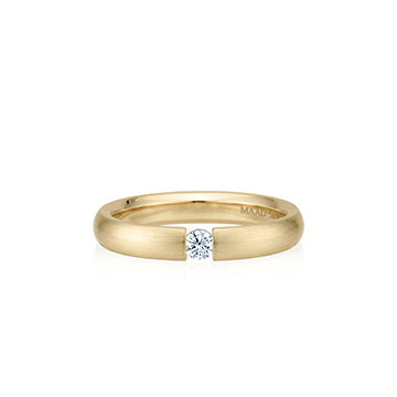 잉글리쉬헤로스 텐션밴드링 (3.5mm) 14k 0.1ct hairline