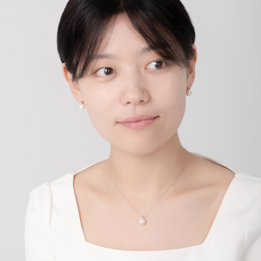 브랜치 Set 14k 화이트골드 해수진주