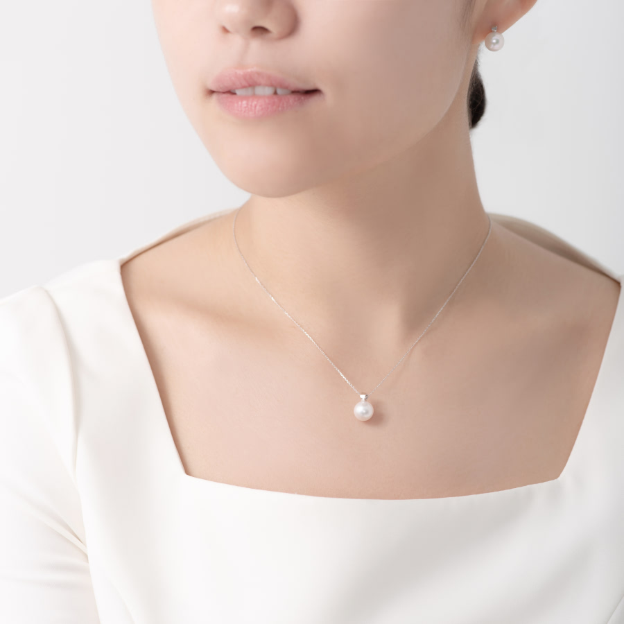 브랜치 Set 14k 화이트골드 해수진주