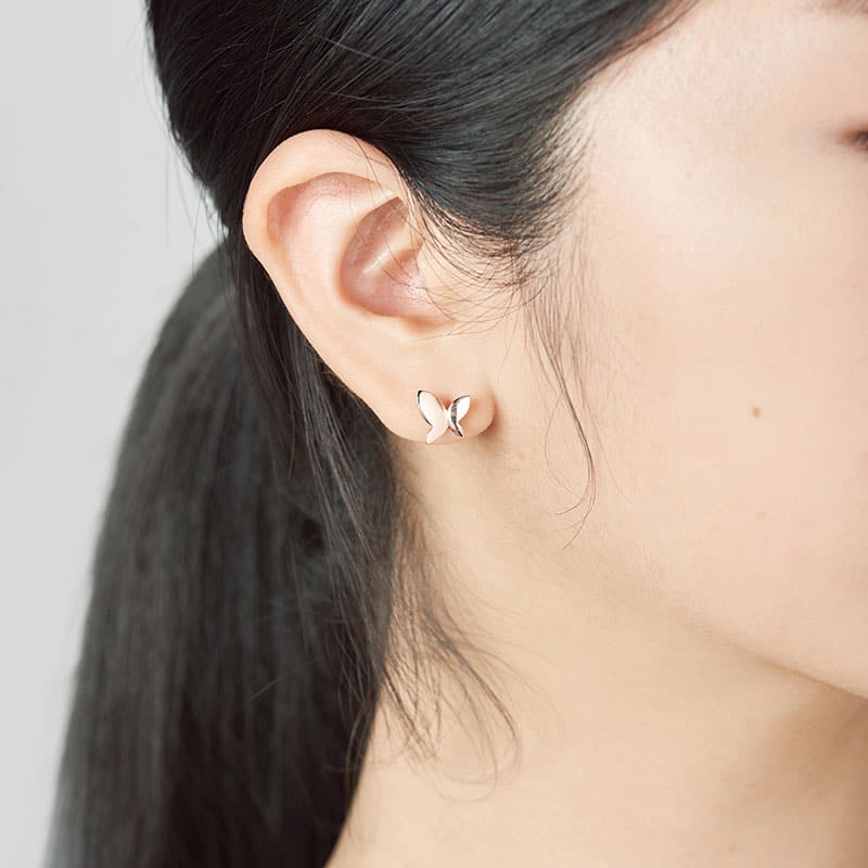 Hanabi earring (S) 14k Red gold
