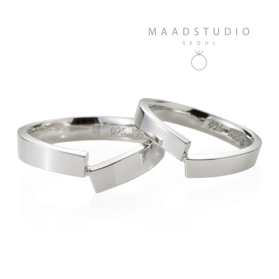 Encounter couple ring Set (M&S) Sterling silver