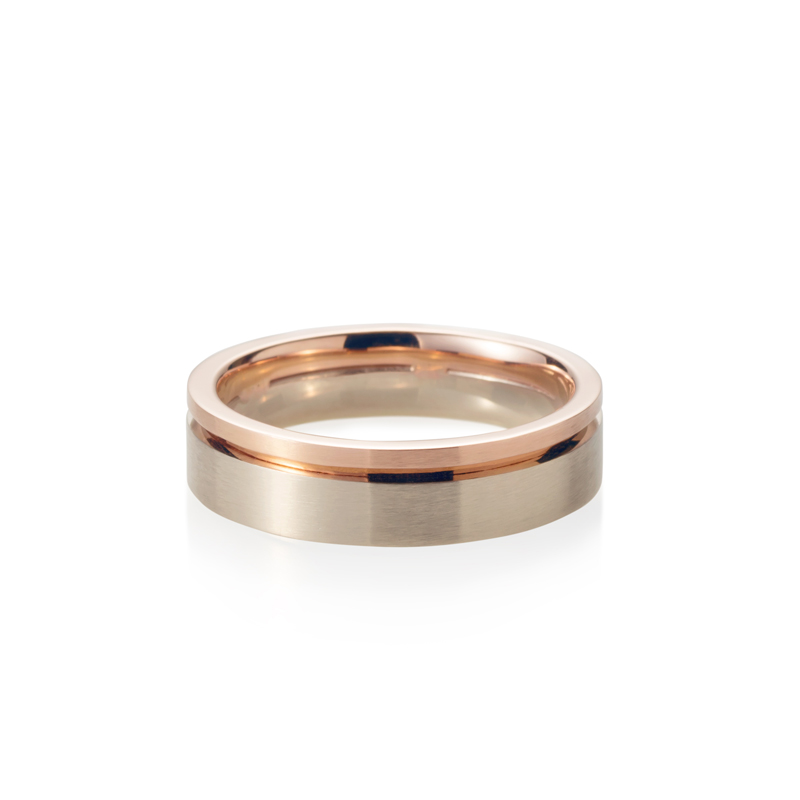 Marge ring (L) 14k gold combi