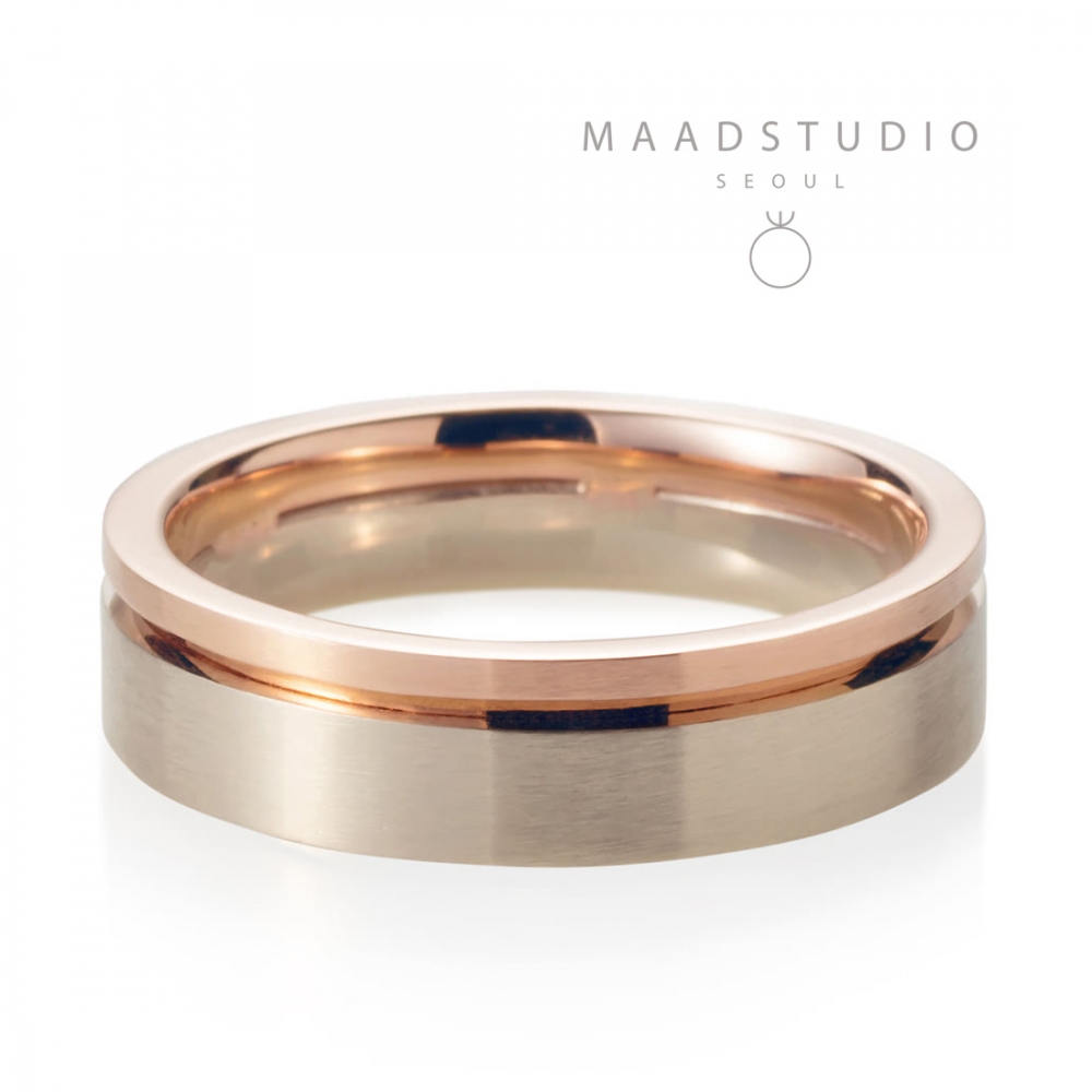 Marge ring (L) 14k gold combi