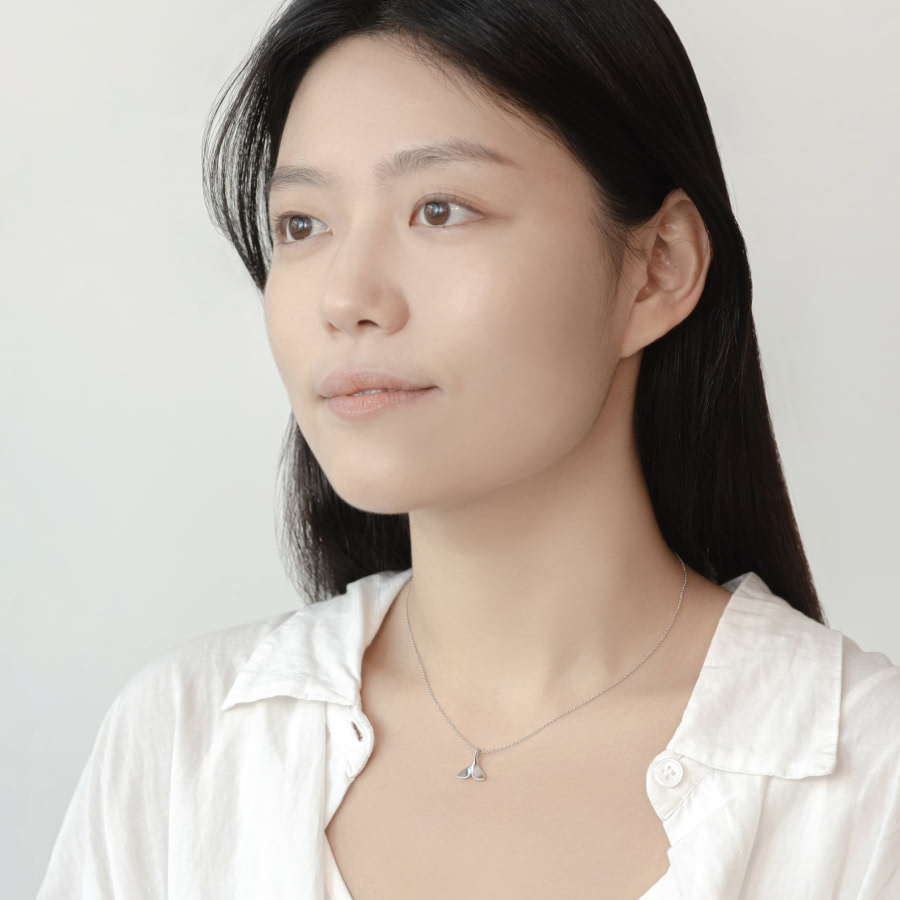 고래꼬리 목걸이 Silver_925