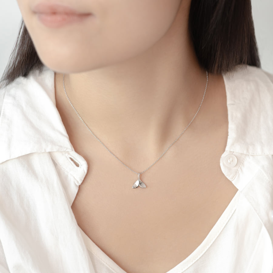 고래꼬리 목걸이 Silver_925
