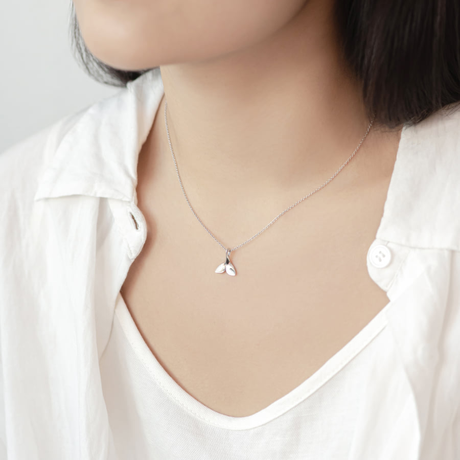 고래꼬리 목걸이 Silver_925