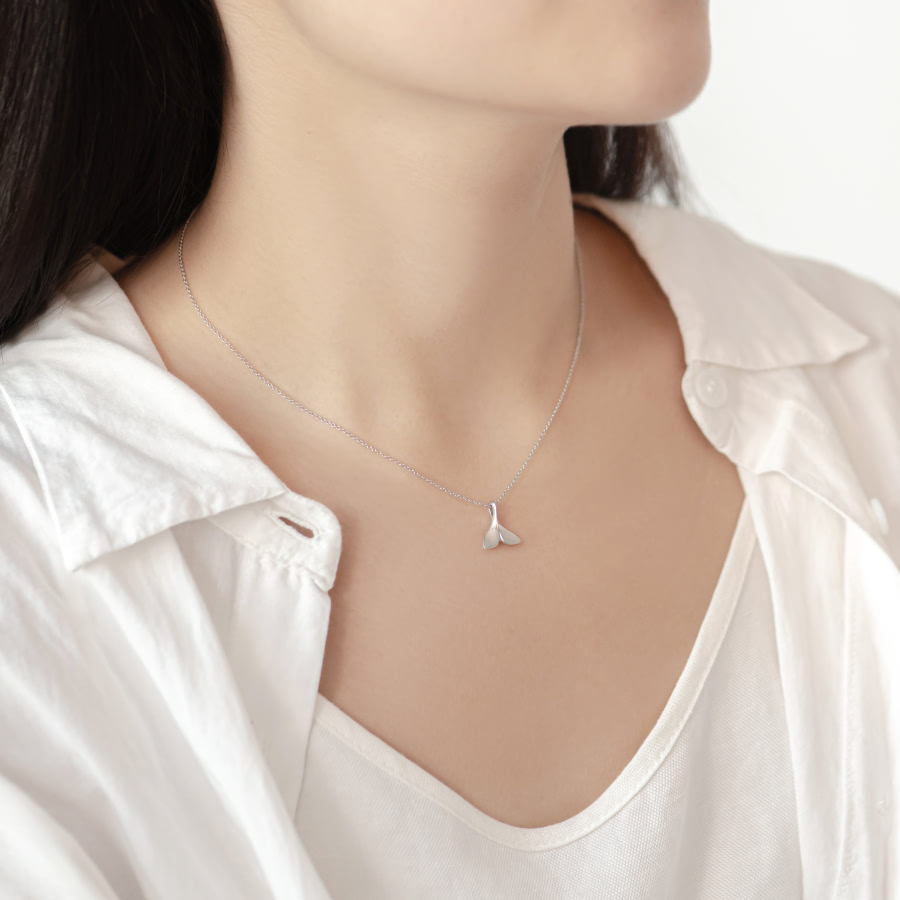 고래꼬리 목걸이 Silver_925