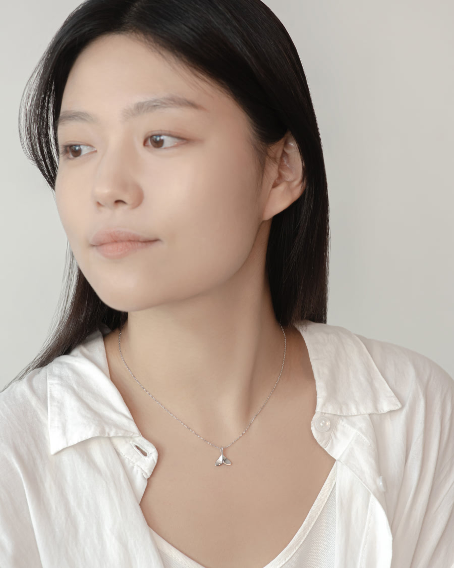 고래꼬리 목걸이 Silver_925