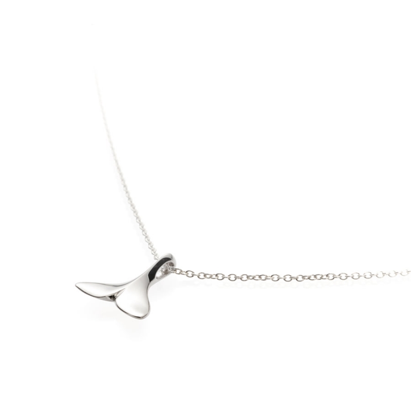 Whale tail Pendant Sterling silver