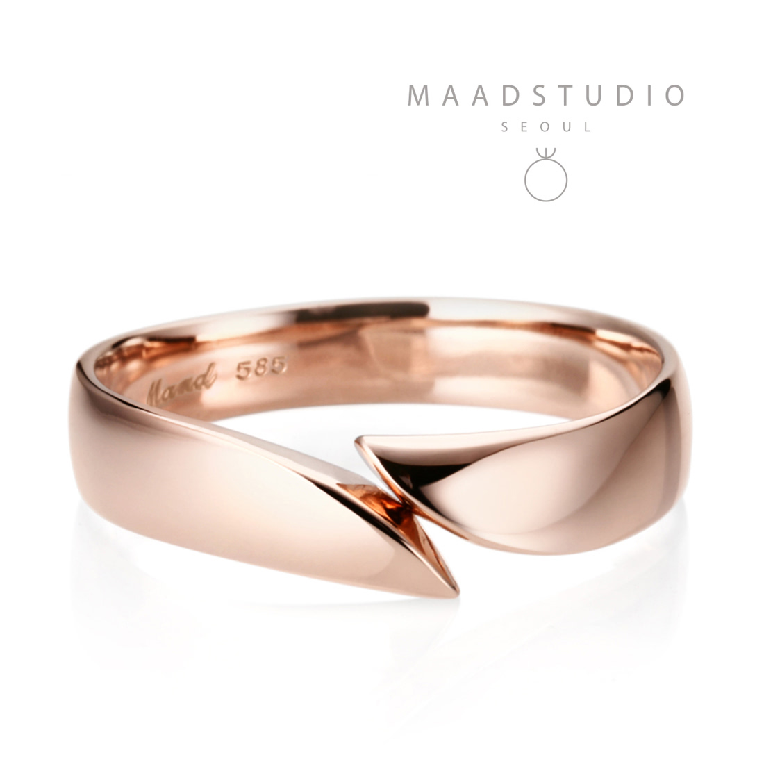 Cymbidium ring (S) 14k Red gold