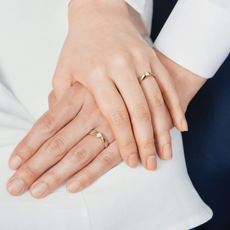 춘란 반지 (소) 14k 0.1ct