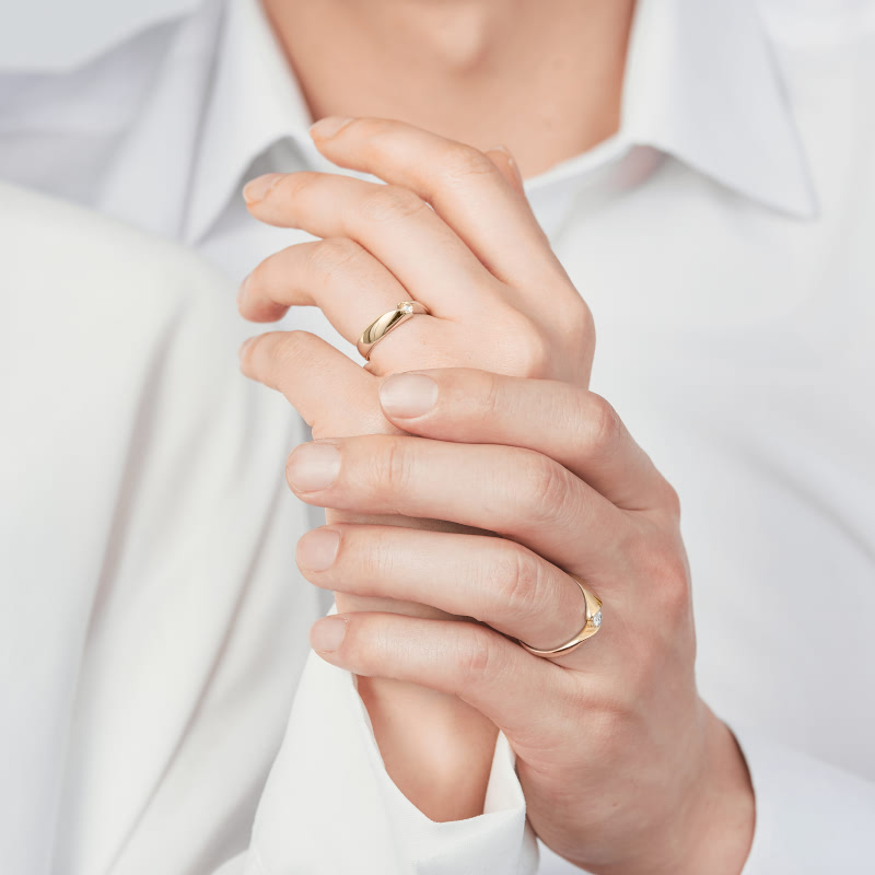 춘란 반지 (소) 14k 0.1ct