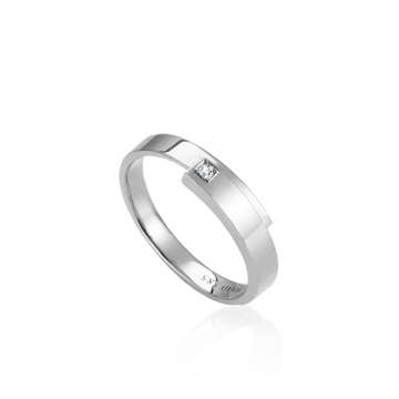 Covering ring (S) 14k White Gold Diamond