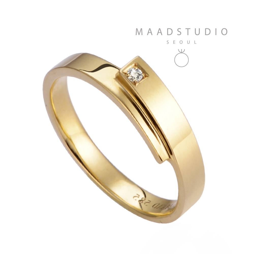 Covering ring (S) 14k gold Diamond