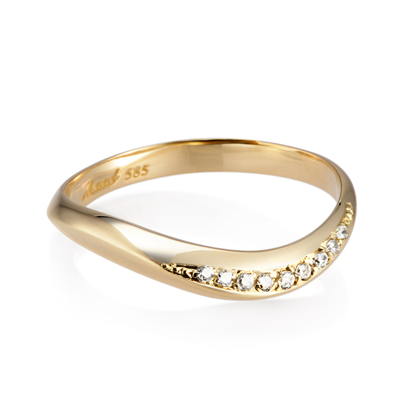 호수 반지 (소) 14K CZ