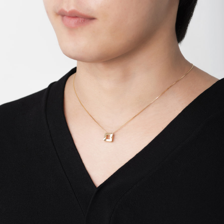 결&연 트윈 커플목걸이 (소+소) 14K