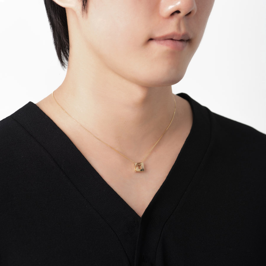 결&연 트윈 커플목걸이 (소+소) 14K