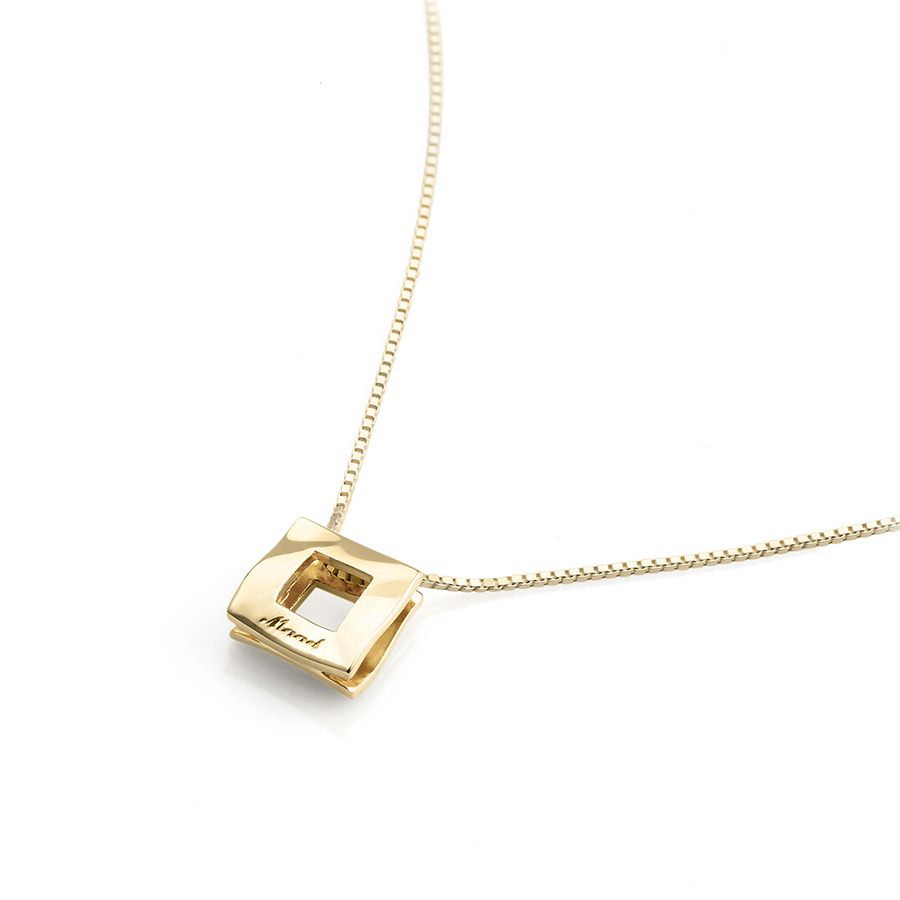 Kyul II twin pendant (M) 14k gold