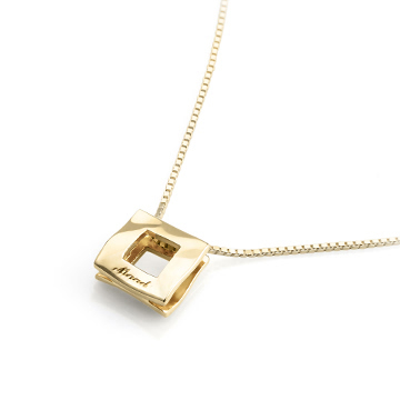 Kyul II twin pendant (M) 14k gold