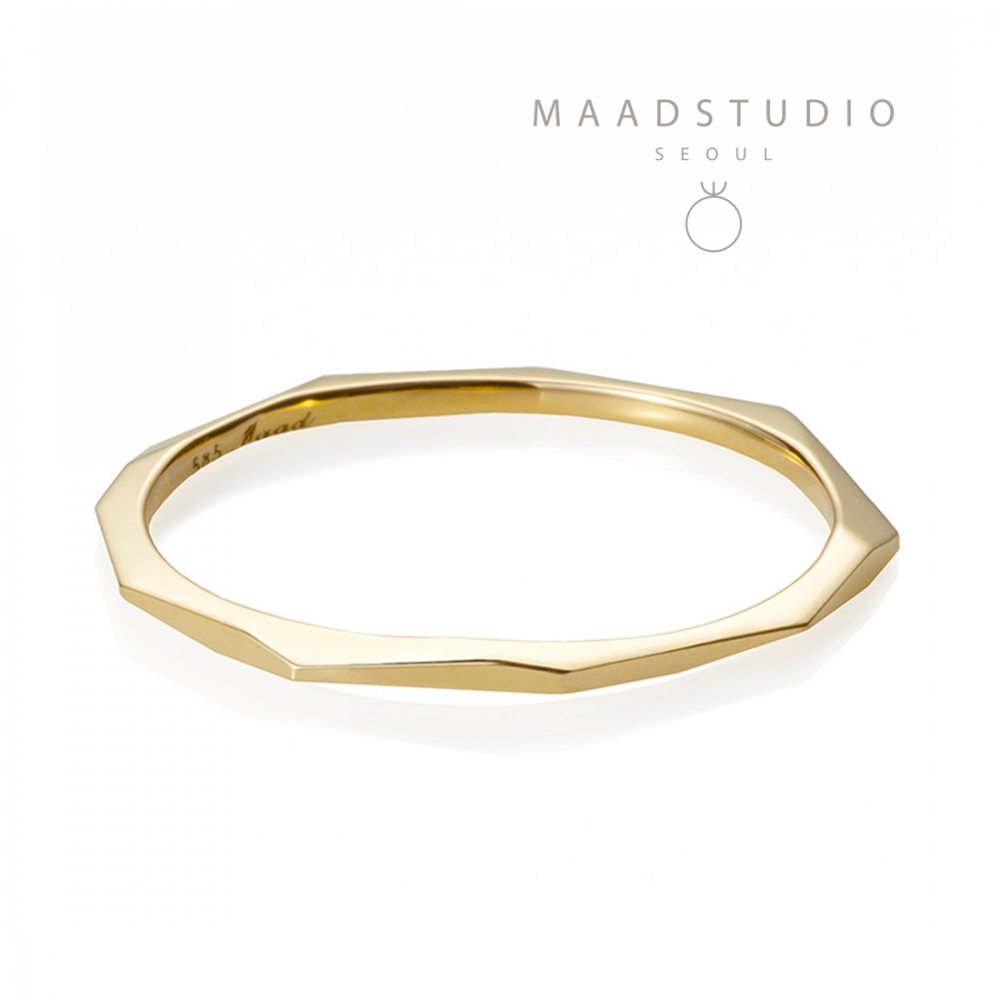 Twig ring (S_slim) 14k gold