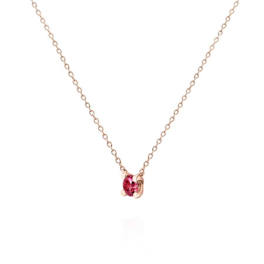 MR 오벌 솔리테어 Set 14k 레드골드 ruby 0.2ct