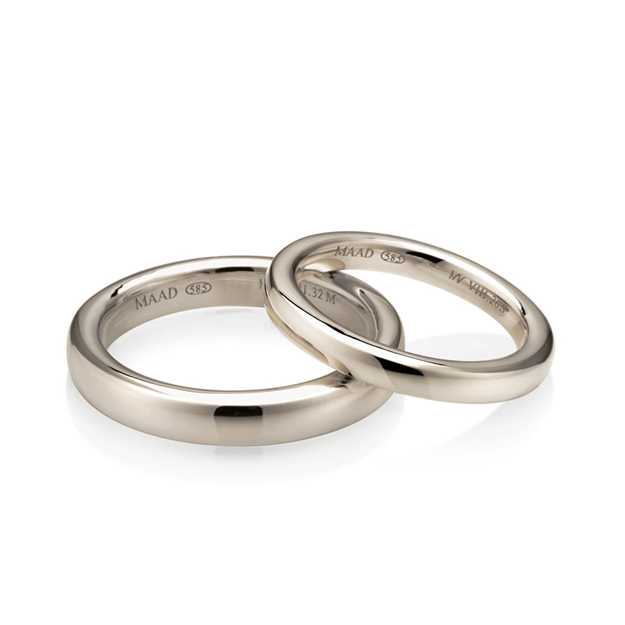 MR-VIII 스퀘어밴드_Raised 커플링 3.2mm+2.6mm (중+소) 14K 샴페인골드 MR-VIII 스퀘어밴드_Raised 커플링 3.2mm+2.6mm (중+소) 14K 샴페인골드