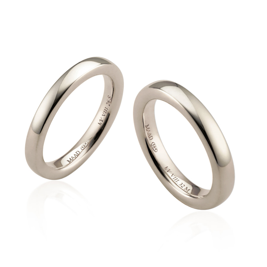 MR-VIII 스퀘어밴드_Raised 커플링 3.2mm+2.6mm (중+소) 14K 샴페인골드 MR-VIII 스퀘어밴드_Raised 커플링 3.2mm+2.6mm (중+소) 14K 샴페인골드