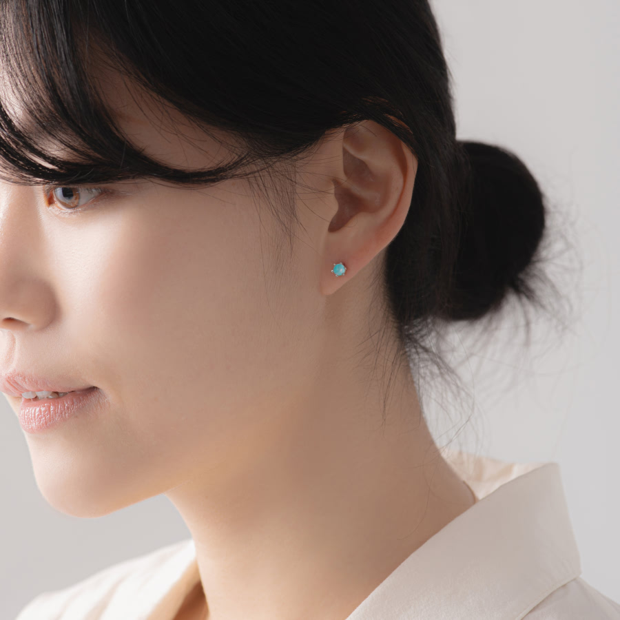 단델리온 Set Silver_925 turquoise 0.3ct