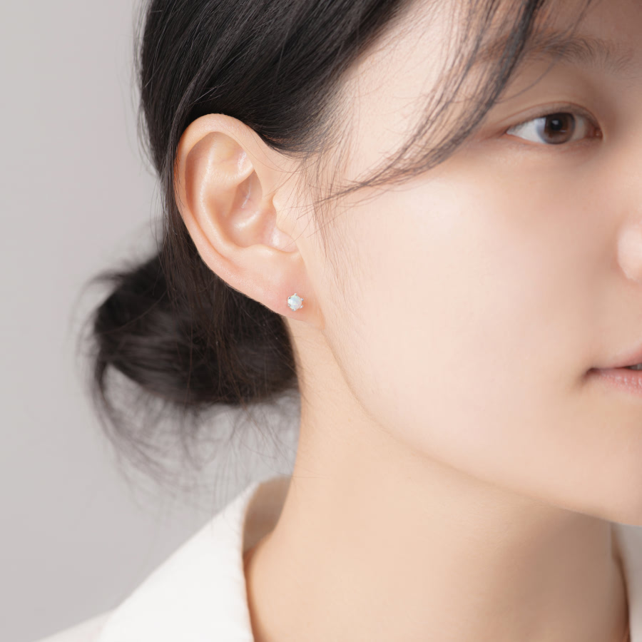 단델리온 Set Silver_925 opal 0.3ct