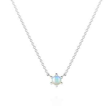 단델리온 목걸이 Silver_925 opal 0.3ct