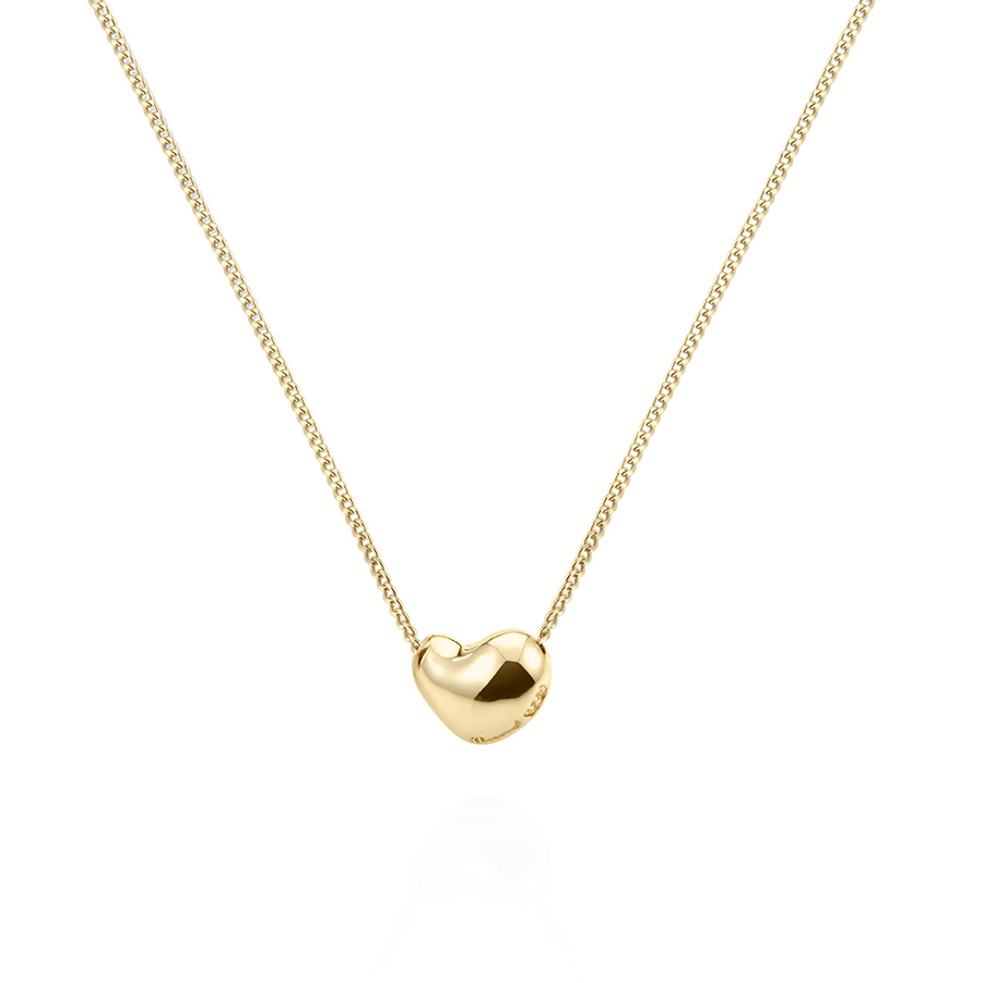 구름하트 목걸이 (소) 14k