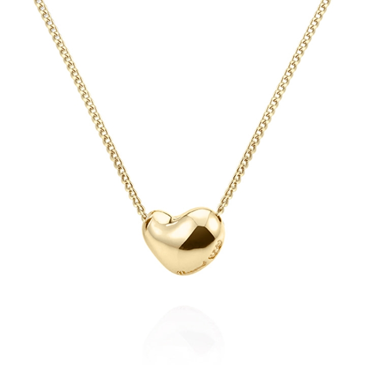 구름하트 목걸이 (소) 14k