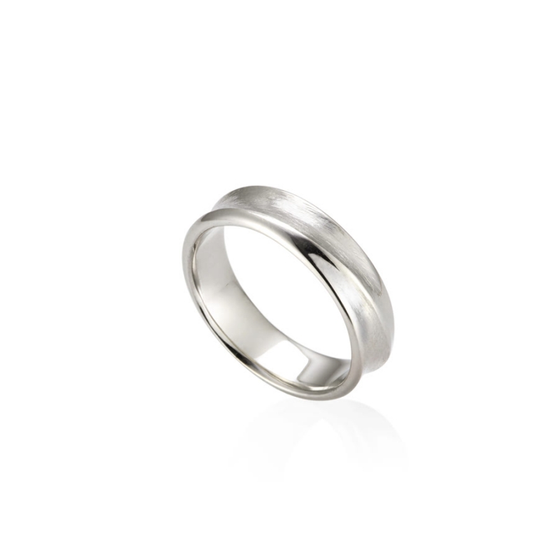 Eternity ring (M) hairline Sterling silver