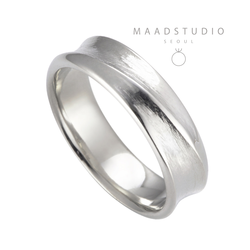 Eternity ring (M) hairline Sterling silver