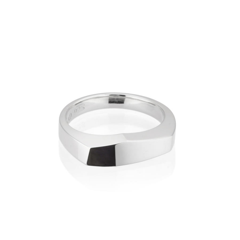 Crystalloid II ring (M) Sterling silver