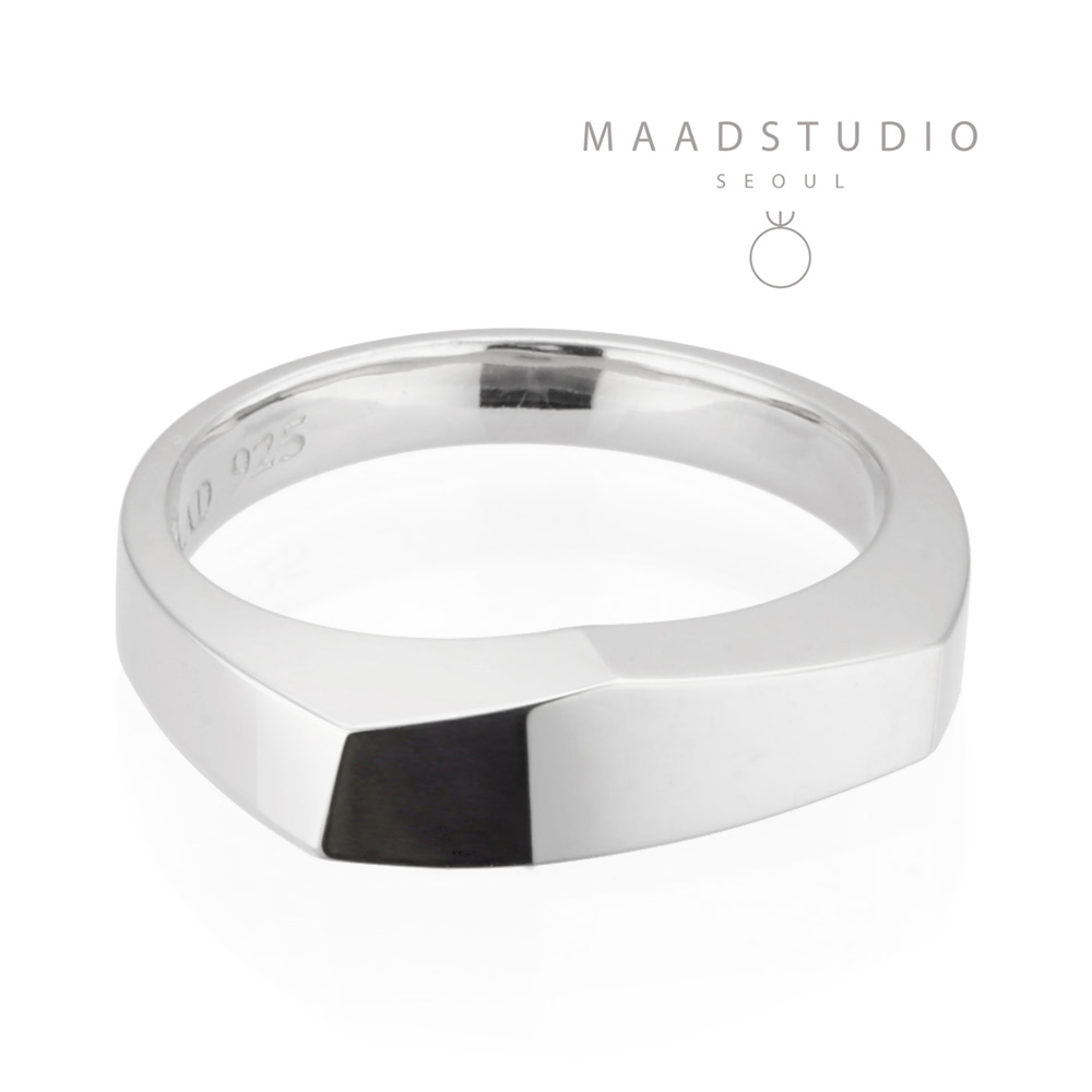 Crystalloid II ring (M) Sterling silver