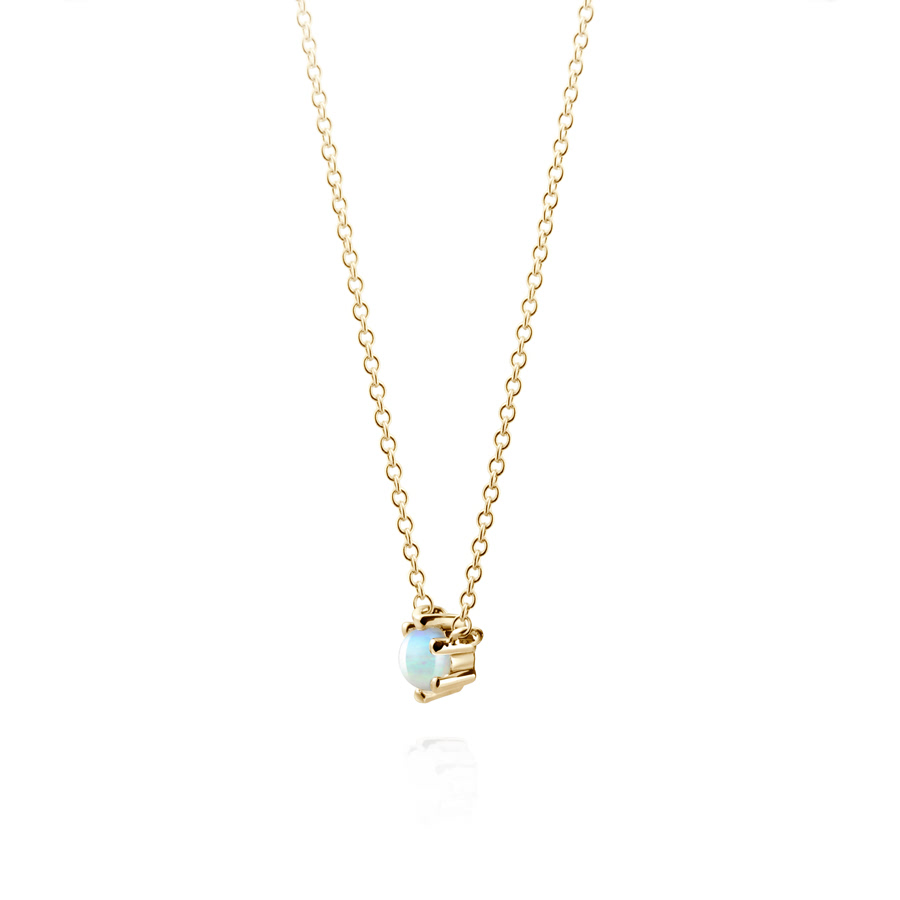 단델리온 Set 14K opal 0.3ct