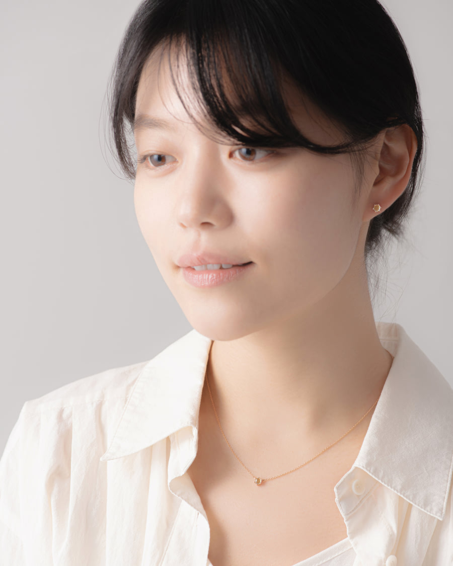 단델리온 Set 14K peridot 0.3ct