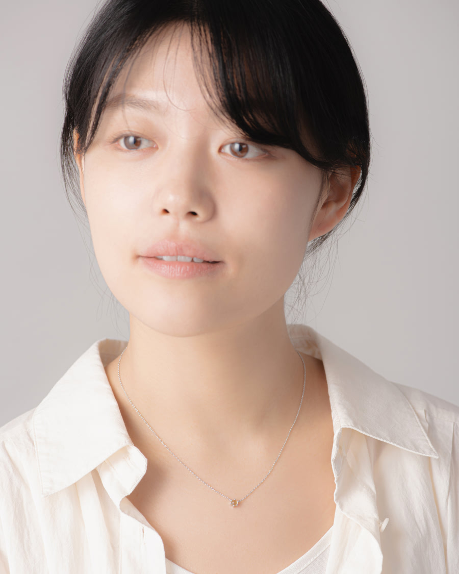 단델리온 목걸이 14K 화이트골드 peridot 0.3ct