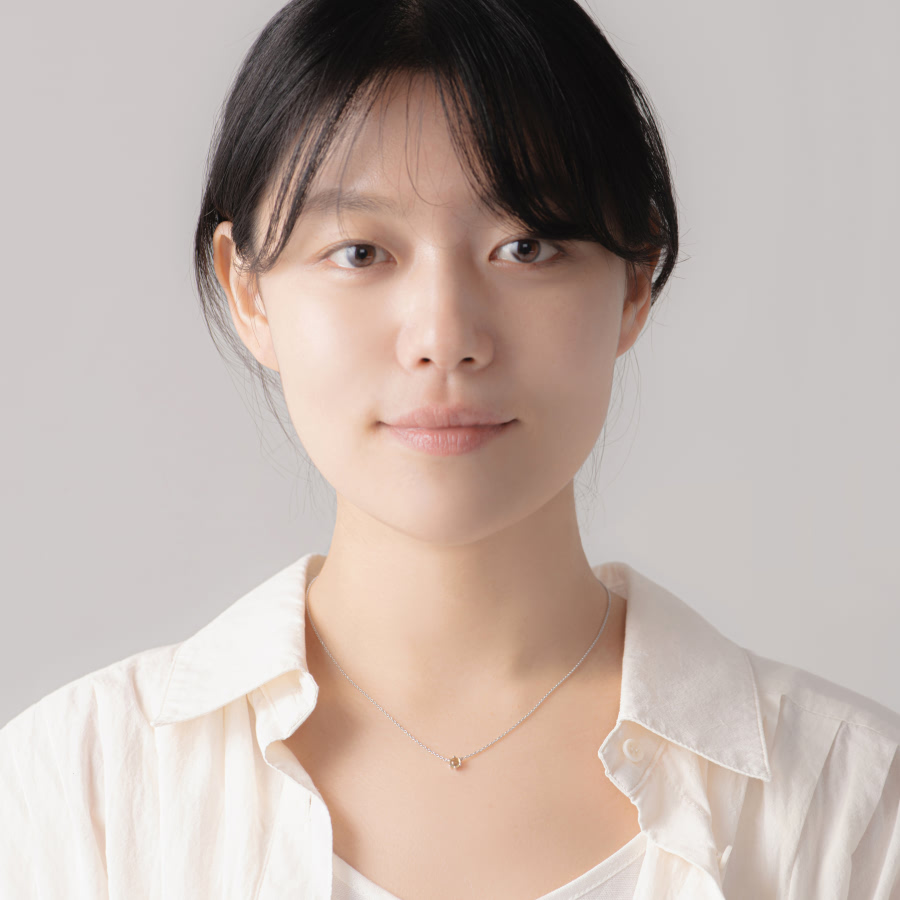 단델리온 목걸이 14K 화이트골드 peridot 0.3ct