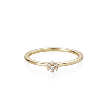 풀꽃반지 14K CZ