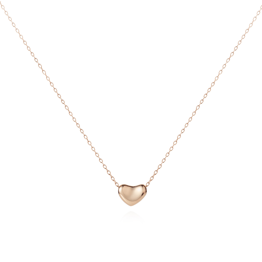 Febble heart pendant 14k Red gold