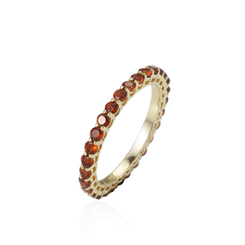 레이스링 14K garnet