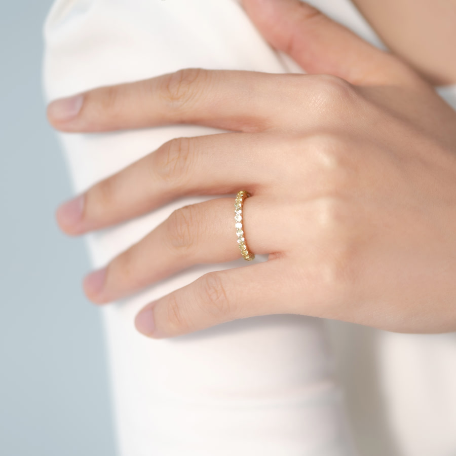 레이스링 14K peridot