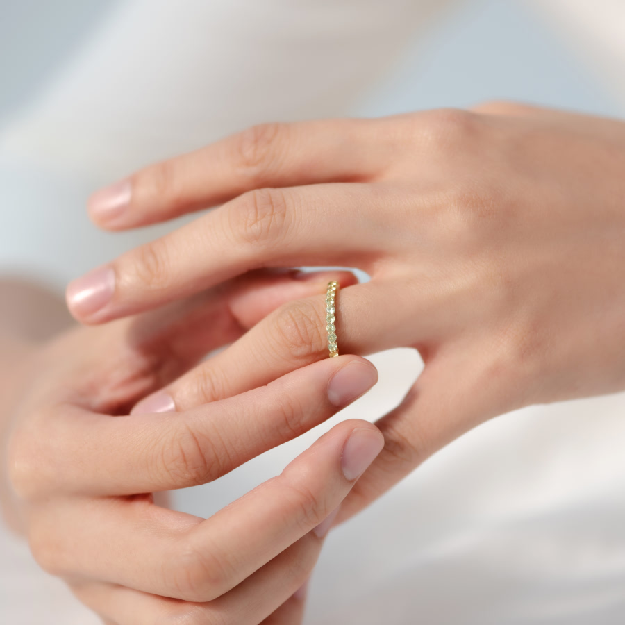 레이스링 14K peridot