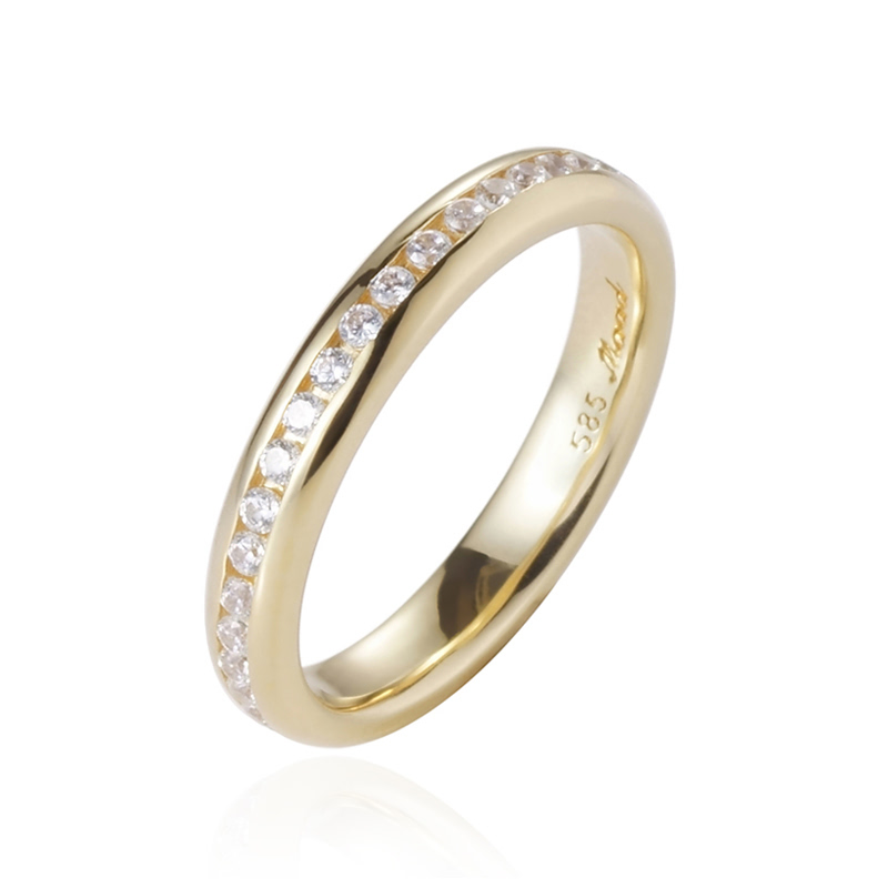 오벌 프린세스링 (소) 14K CZ