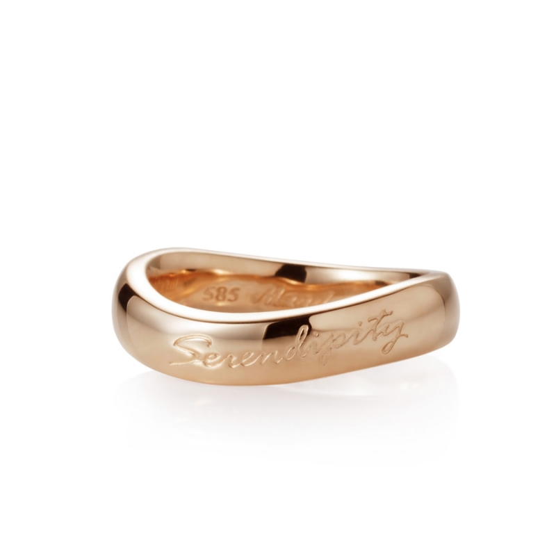 Serendipity ring (L) 14K Red gold
