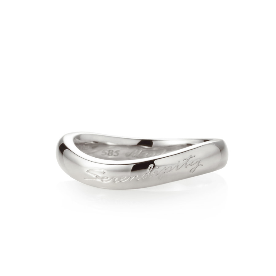 Serendipity ring (M) 14K White gold