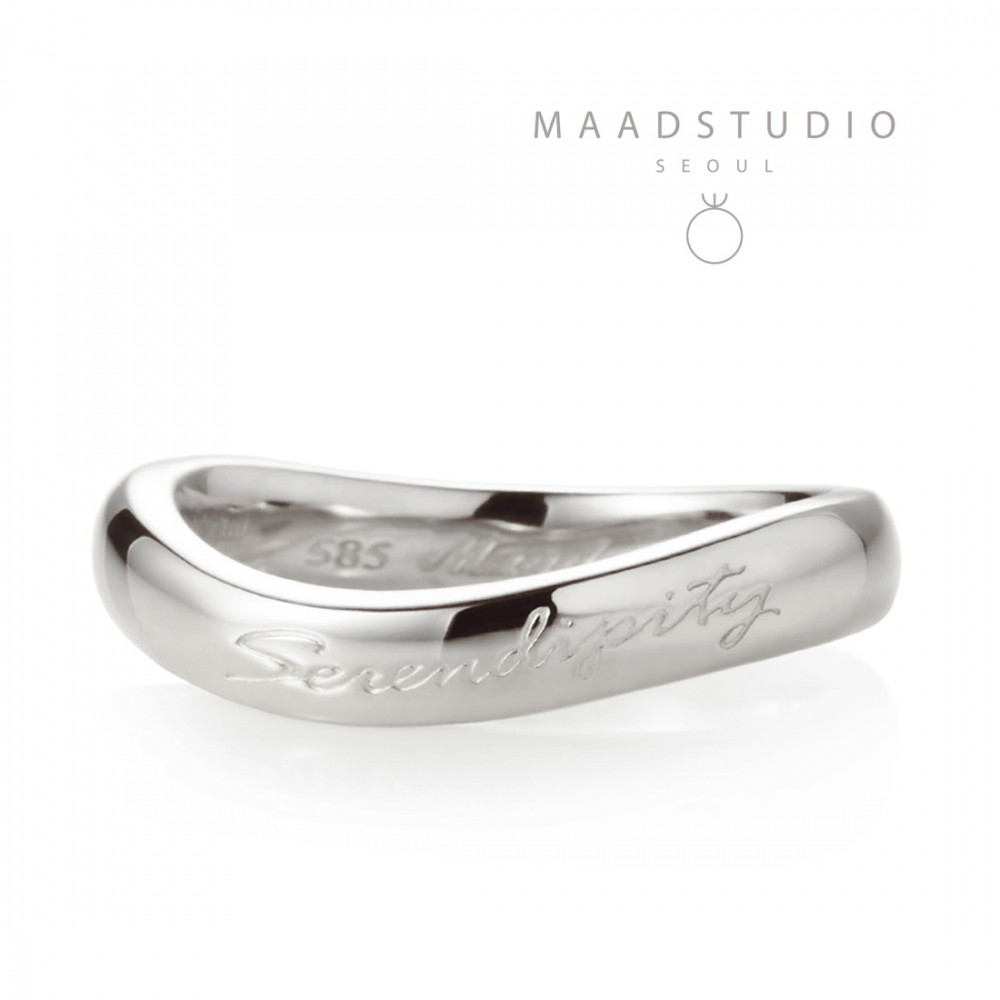 Serendipity ring (M) 14K White gold