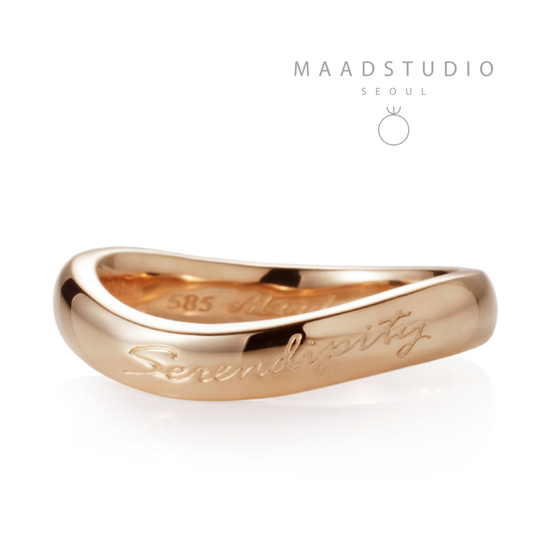 Serendipity ring (M) 14K Red gold